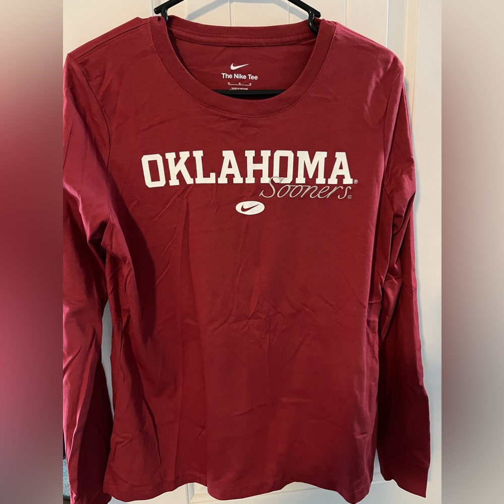 Red Oklahoma long sleeve